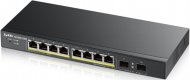 ZYXEL GS1900-10HP, 8-port GbE L2 PoE Smart Switch + 2 SFP slots, 802.3at, desktop, fanless, 70 Watt , 